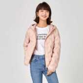 轻薄羽绒服女短款 压胶2024年新款 连帽薄款 反季 超轻秋冬时尚 外套