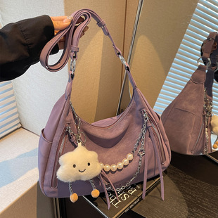 艾米兔女包2026新款 通勤小众大容量简约休闲单肩斜挎托特包 时尚