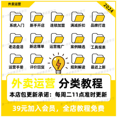 成人用品美团外卖搭建运营文档开店课程指导 6年经验干货老店盘活