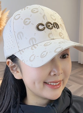 【CEM品牌】夏季网眼透气大帽檐速干户外防晒印花棒球帽百搭帽子