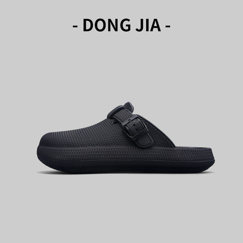 捡漏稀缺男士夏季新款外穿拖鞋休闲百搭舒适软底居家防水踩屎感