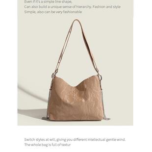 2023新款包包女高级感简约单肩包大容量通勤百搭包包极简双肩包潮