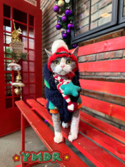 YMDR原创圣诞限定款德文衣服德文帽子圣诞节米奇T恤毛绒帽衫马甲