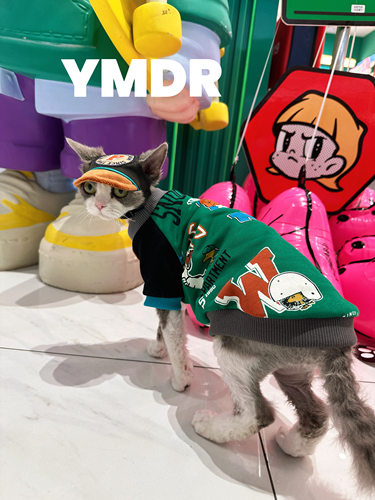 YMDR卡通纯棉T恤可调节棒球帽