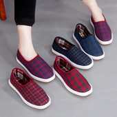 女鞋 女 休闲工作健步鞋 加绒2026新款 春秋中老年妈妈二棉软底上班鞋