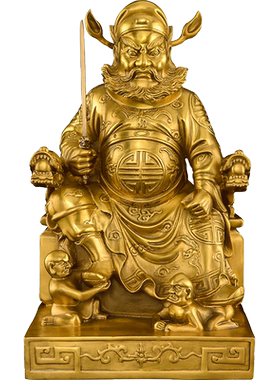 黄铜魁星点斗钟馗神像