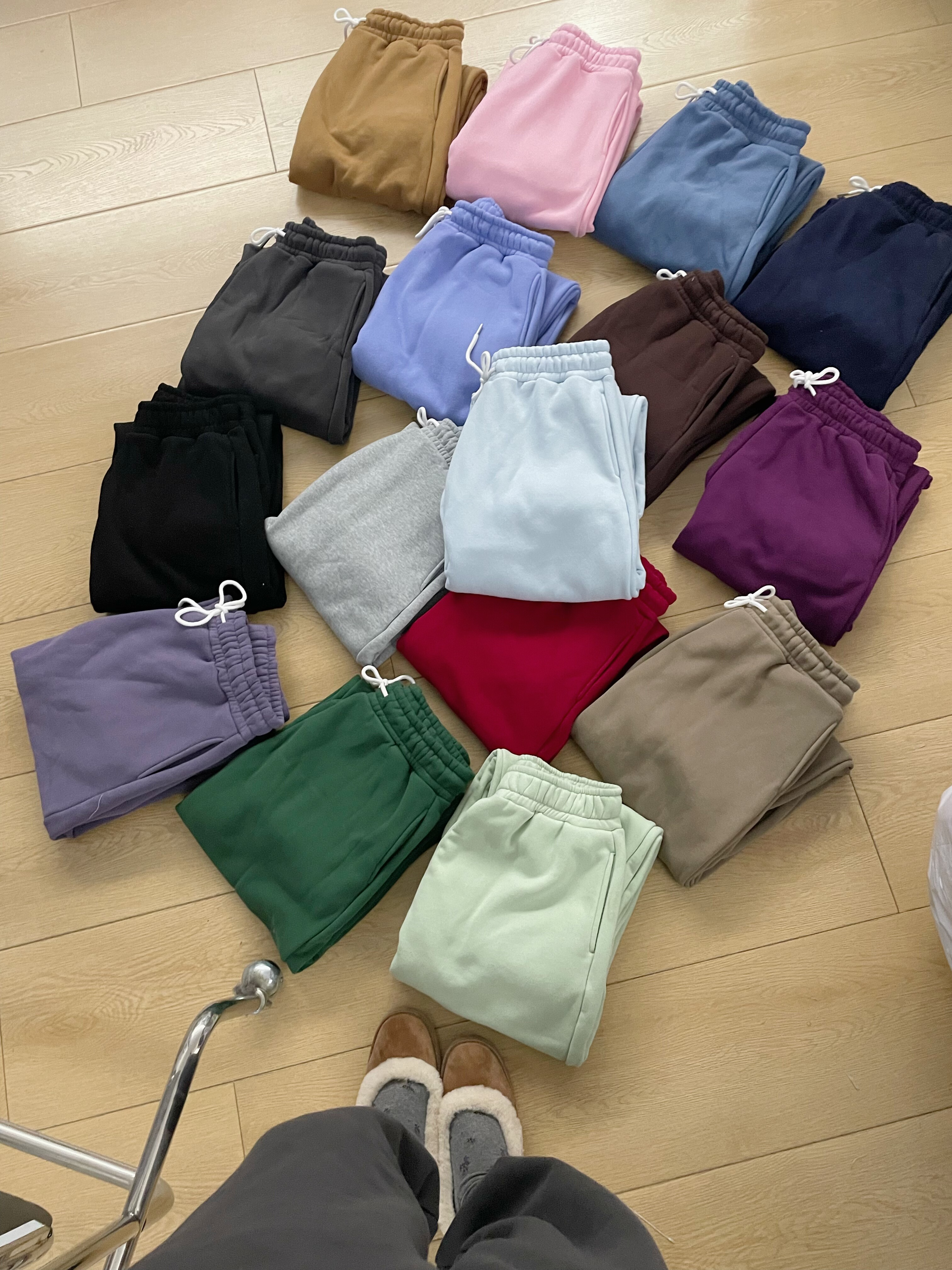 全员自留！匠心品质超舒服慵懒百搭一体绒保暖宽松休闲束脚卫裤