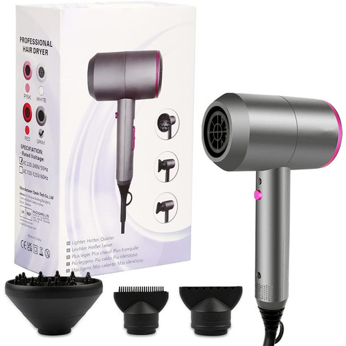 Hair Dryer Professional Ionic Hairdryer with 3 Heat Setting