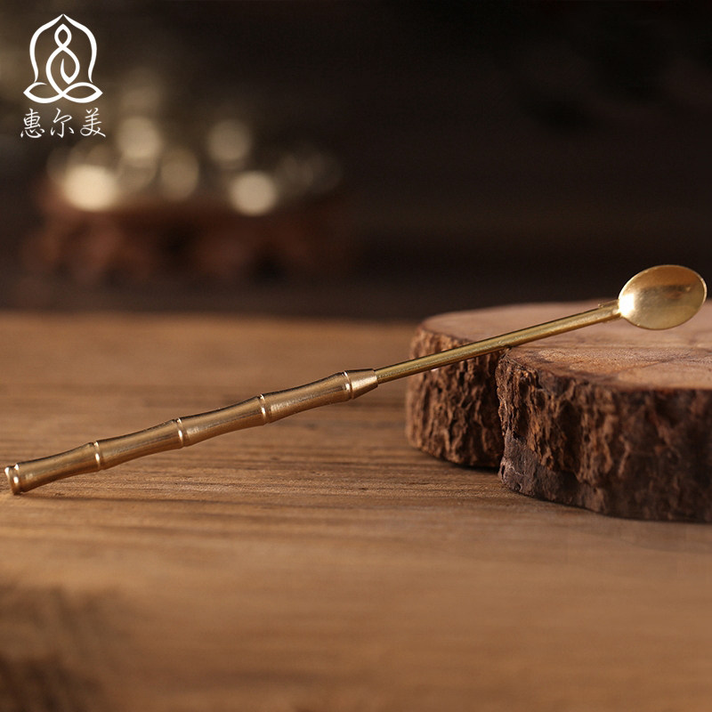 惠尔美黄铜烟供香炉配件护摩勺