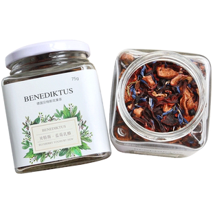 蓝莓乳酪味花果茶水果茶冬日浆果茶德国原料进口酸甜适中玻璃瓶装