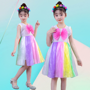 儿童亲子时装秀环保服幼儿园手工制作环保裙废物利用材料环保服装