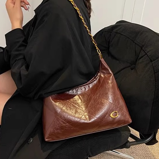 小众手提包秋冬复古单肩斜挎女包