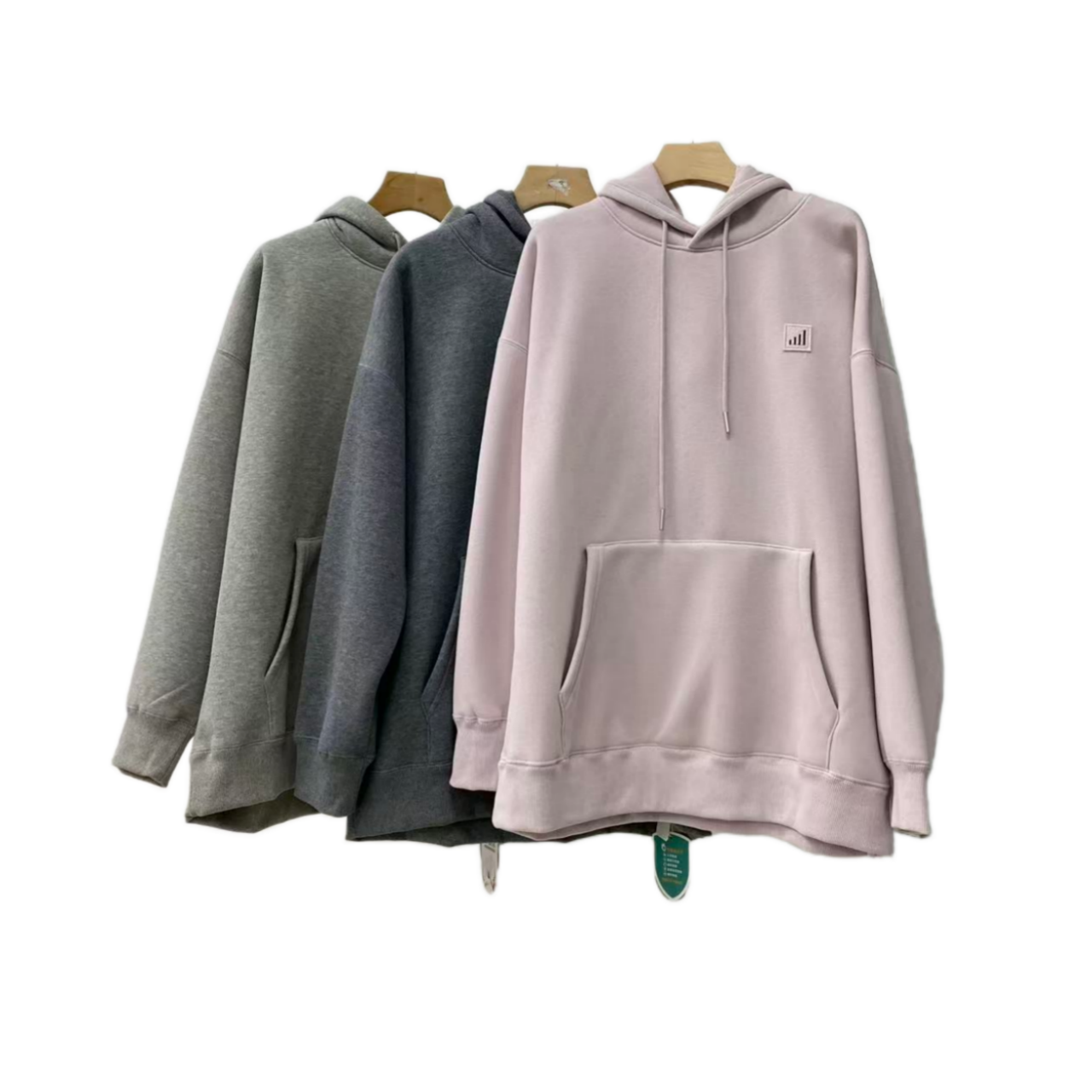 男女同款【YLANGENE】加绒连帽卫衣2519CSXBL