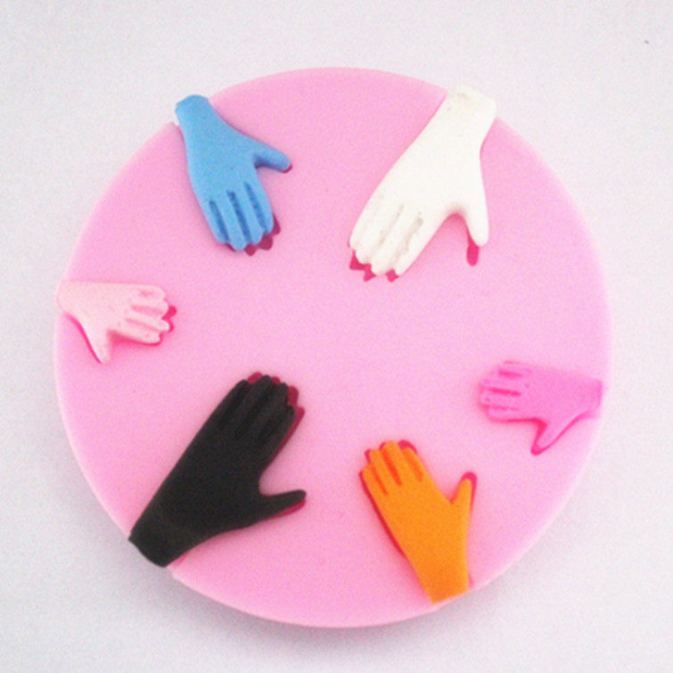 大手小手硅胶模具 翻糖模 巧克力模 蕾丝模 蛋糕装饰模 迷你手