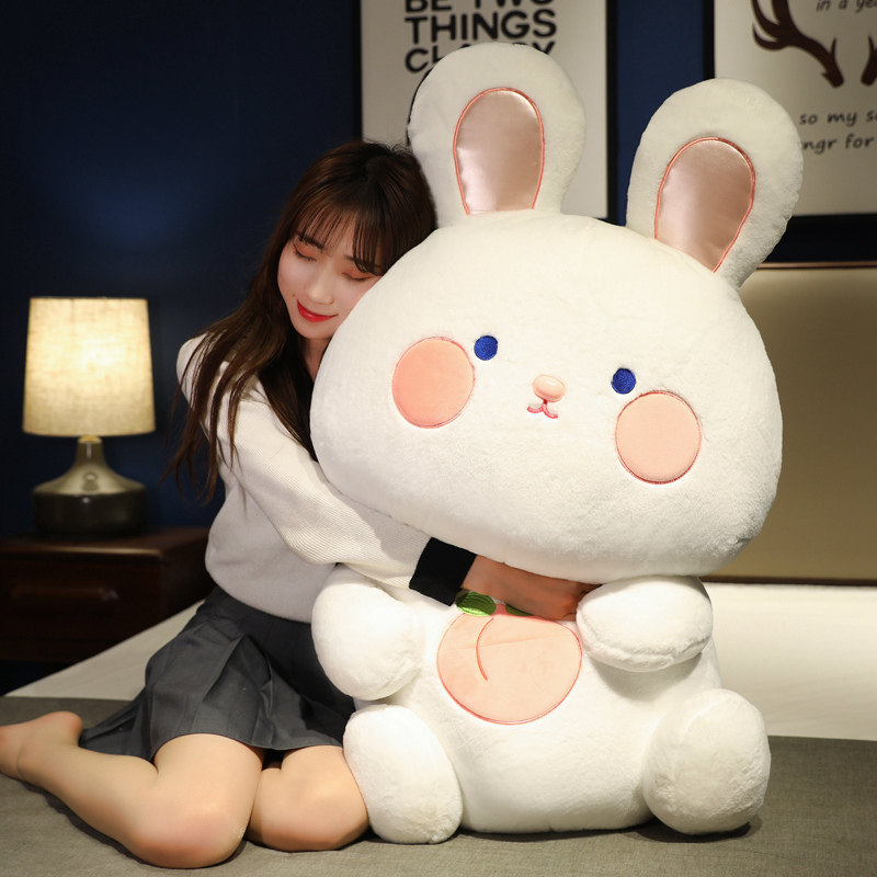 巨型兔子毛绒玩具超萌小白兔公仔大玩偶布娃娃儿童女生日礼物1米2