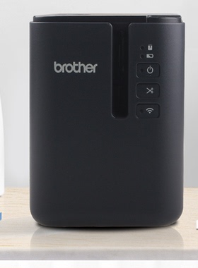 兄弟标签机PT-P900P900WP950NW固定资产二维码条型码不干胶打印机