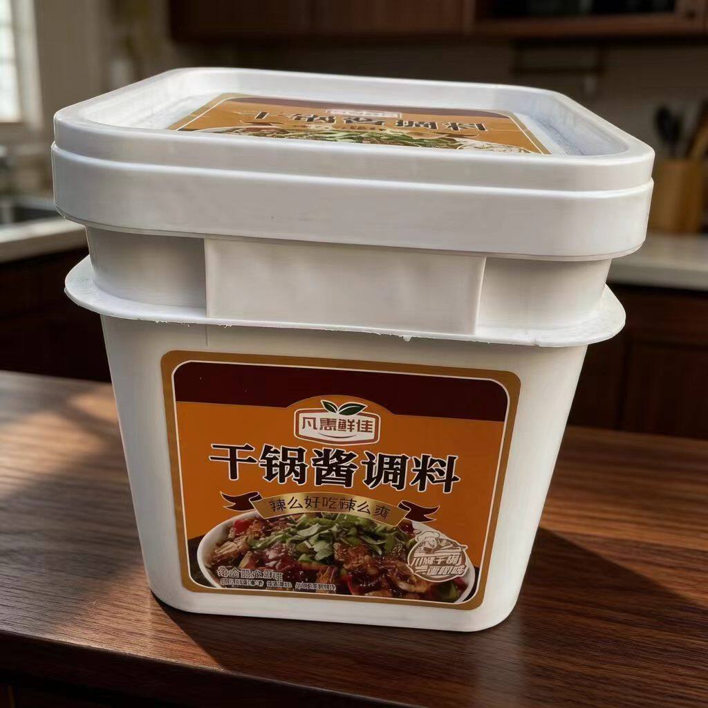 凡惠鲜佳干锅酱调料3500g香辣麻辣香锅川味火锅干锅牛蛙酱餐饮装