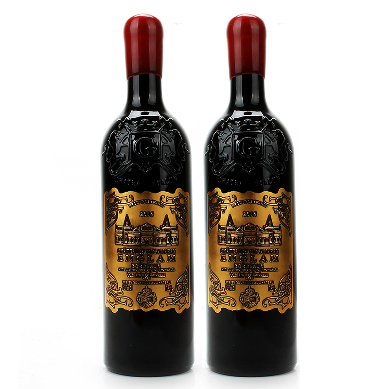 进口葡萄酒法国英格拉姆干红葡萄酒750ml*6波尔多红酒干型整箱批