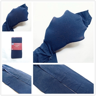 复古深藏色天鹅绒甘蓝色超薄连裤 袜 提花洛丽塔罗 齿合200D裤