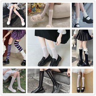 特色中筒袜纯棉水晶袜超薄季 短袜合集 丝袜女学生竹炭 量大中