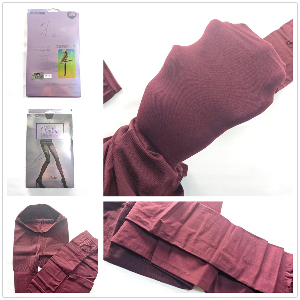 【塑形压力健美瑜伽裤】踩脚塑臀120D不透酒红显瘦加长打底袜秋冬,女士内衣/男士内衣/家居服,连裤袜/打底袜,淘宝优惠券,粉丝福利购,淘宝优惠卷