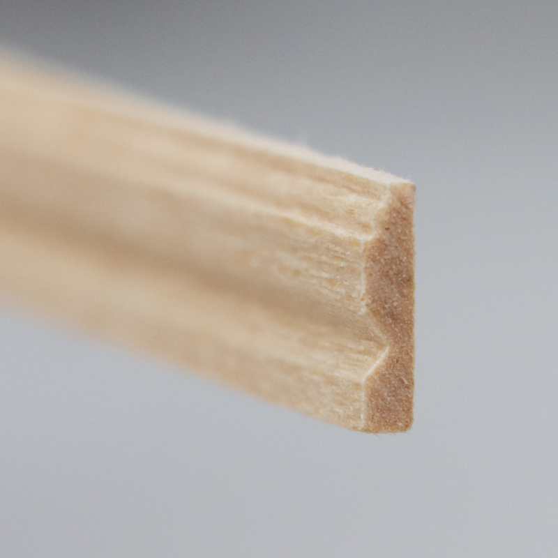 娃娃屋dollhosue场景模型装修多棱素坯踢脚线微缩家具装饰木线条