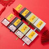 国潮螺钿胸针手串手链礼品盒礼品袋PE膜悬浮包装 礼盒空盒 盒抽屉式