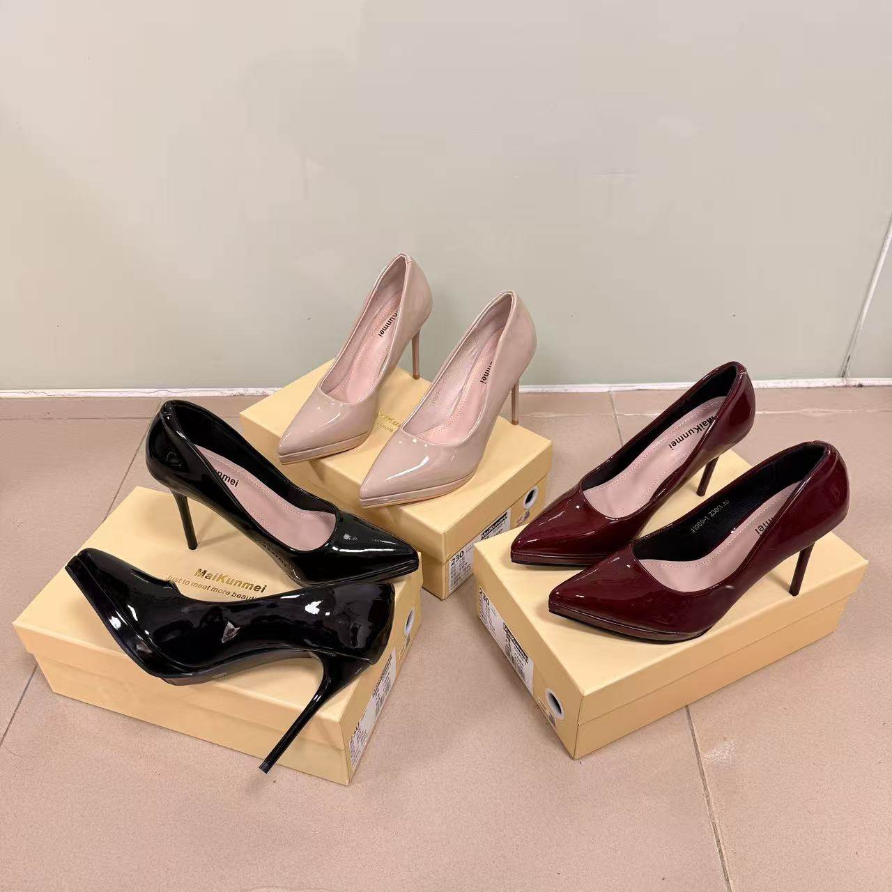 韩版11CM夜店跟鞋恨天高气质性感尖头高跟鞋女细跟漆皮防水台单鞋,女鞋,浅口单鞋,淘宝优惠券,粉丝福利购,淘宝优惠卷