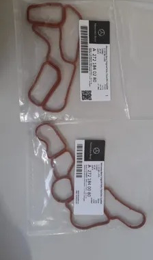 适用于奔驰车R350机油格ML350底座垫S350机滤E300密封圈原装M272