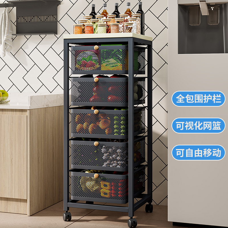 小推车置物架厨房落地卧室多层