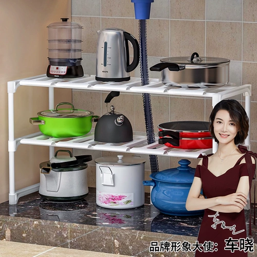 Кухонная затонувшая стойка может выдвигать в шкафу многофункциональное хранение.