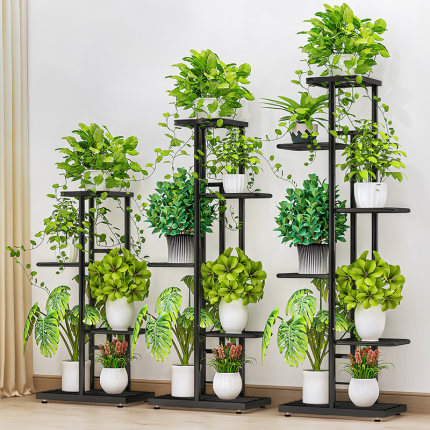 花架子室内家用清仓铁艺花盆置物架客厅落地式阳台绿萝植物摆放架