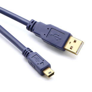 高速miniUSB数据线5P行车记录仪电源线mp3收音机MP4车载充电器线