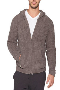 现货软绵绵男卫衣外套拉链带帽男生卫衣