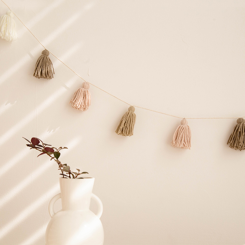 手工流苏挂饰儿童房帐篷装饰