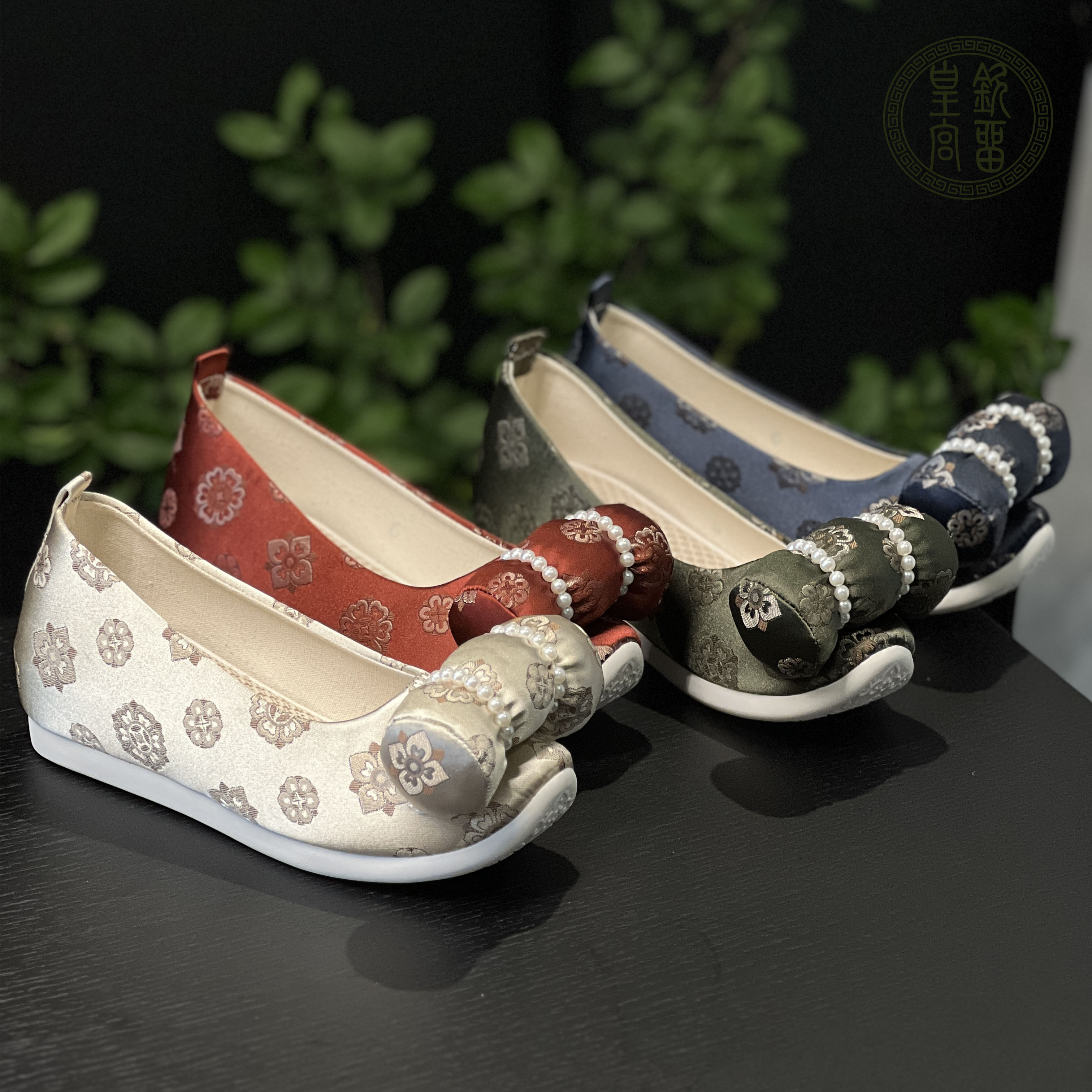 其他汉服鞋云头履手工串珠