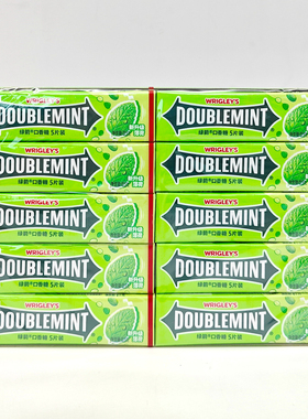 绿箭口香糖5片装盒装270g（13.5gx20条）新升级薄荷原味清新糖果