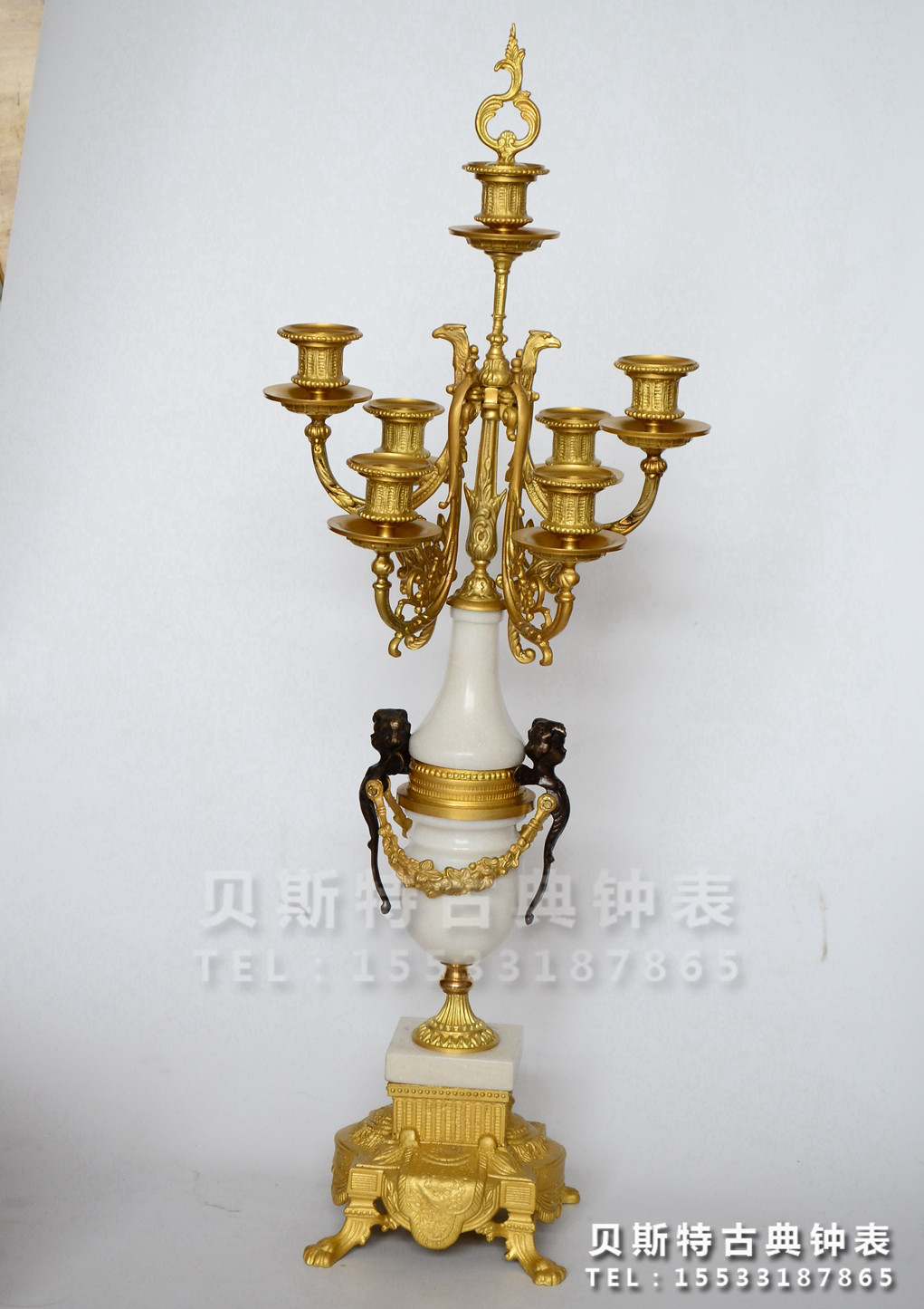 烛台 纯铜蜡烛台 金色欧式烛台 古典家居 老式仿古 样板间装饰|msdalam kategori Aksesori rumah, lilin/candlestick, candlestick - dari Buy2taobao.com untuk memberikan perkhidmatan ejen Taobao profesional membeli