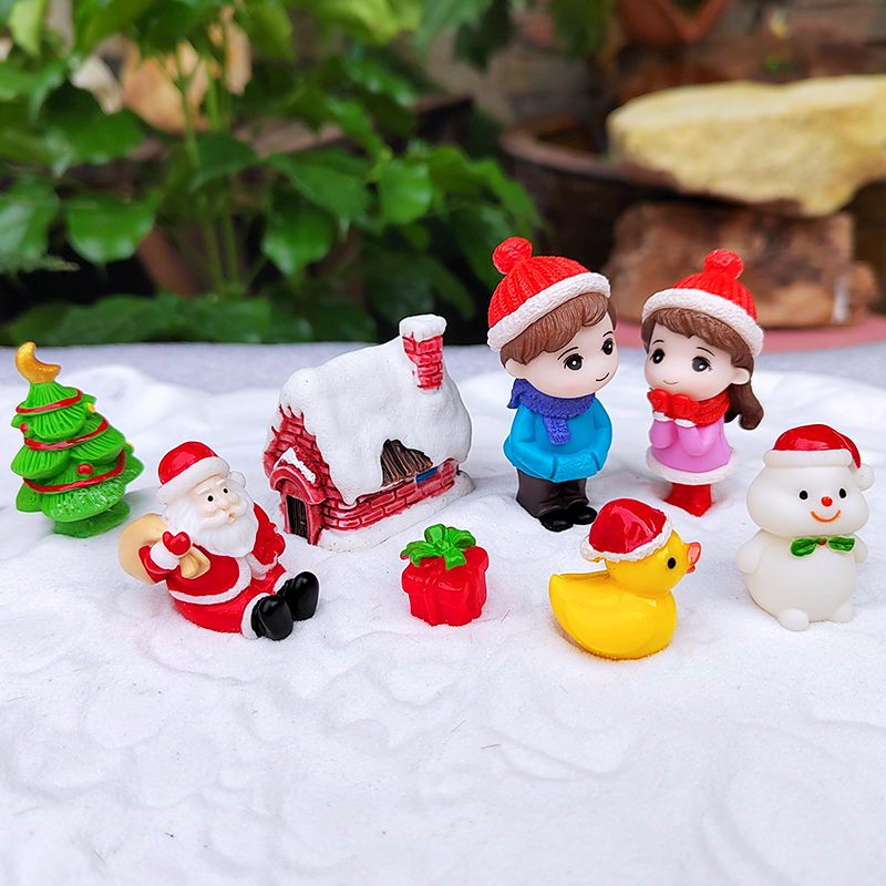 圣诞节小摆件圣诞雪人老人