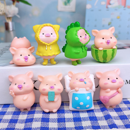 桌面小猪小摆件装饰品