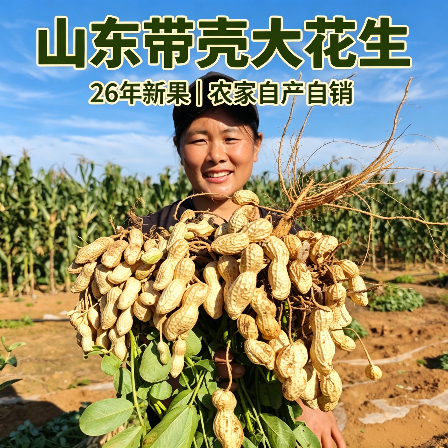 山东带壳大花生26年新果图片