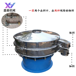 有机土壤除杂过滤机化肥颗粒圆形震动筛铝矾土振荡筛高岭土分级机
