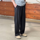 男子款 宽松直筒裤 夏季 垂坠感拖地弯刀裤 薄款 丹宁仿牛仔冰丝休闲裤