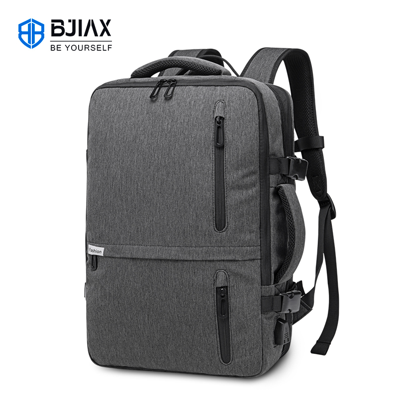 商务男士双肩包可扩容至35L