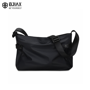 通勤包帆布男式 BJIAX 男生斜挎背包男款 单肩包2025新款 宝加西男士