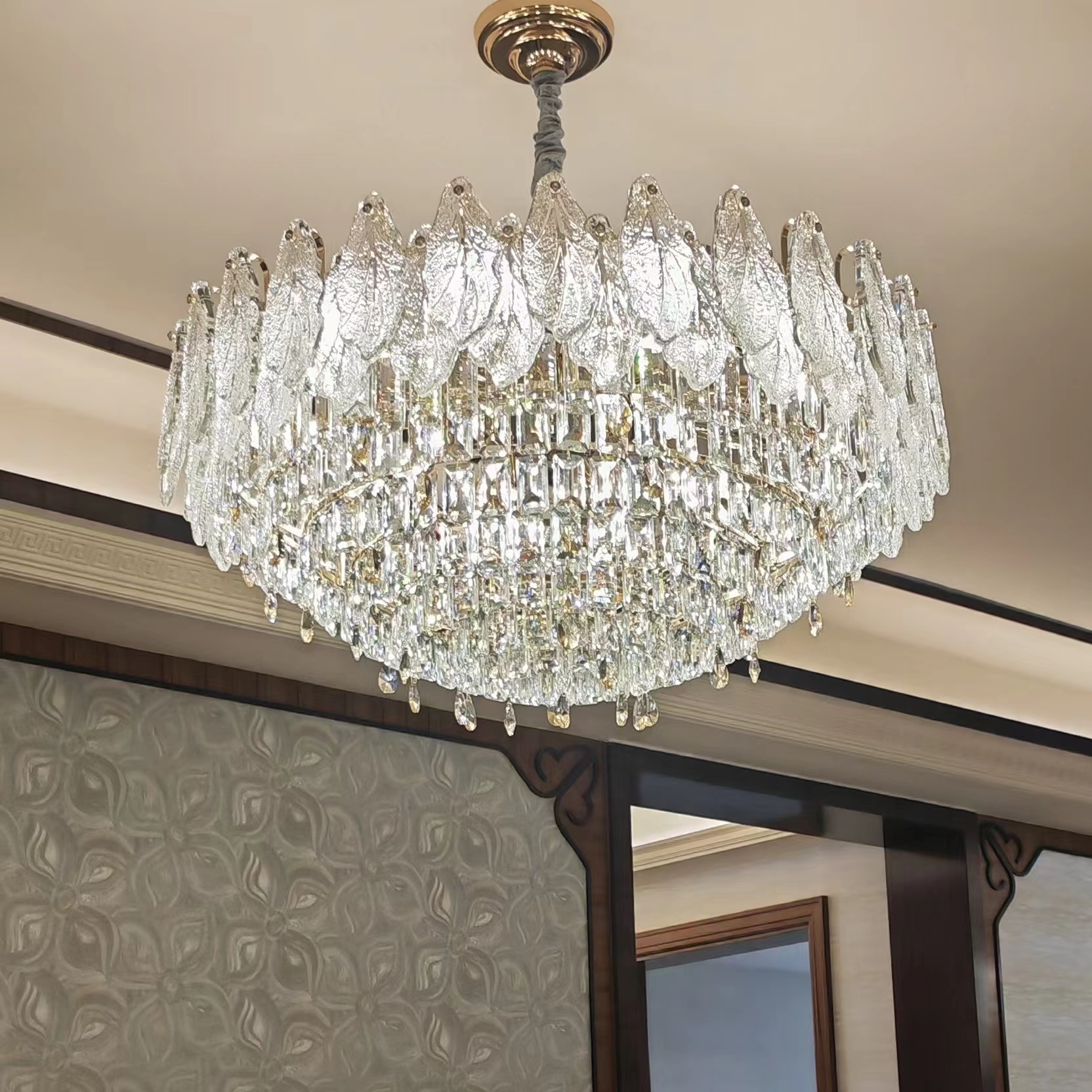 轻奢水晶吊灯客厅灯水晶灯