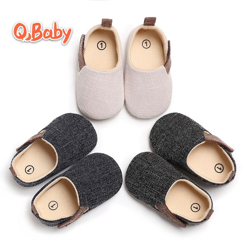 婴儿韩版硅胶防滑底休闲风学步鞋