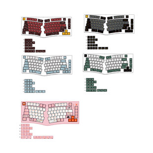 DNDKB Alice75/80  Keychron Q8/Q 10 MDA 热升华PBT键帽