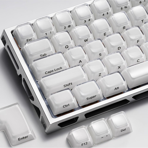 水晶2.0果冻透光键帽双色注塑MDA果冻球帽61/68/75/84/87/98/108
