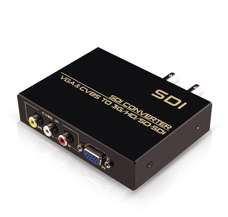 VGA/ AV转SDI 3G-HD-SDI视频转换器双路SDI输出 广播级BA-309
